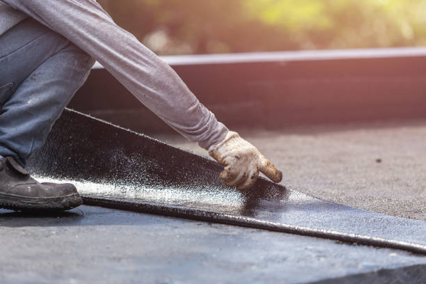 Professional Basement Waterproofing technician working in Orleans, IN